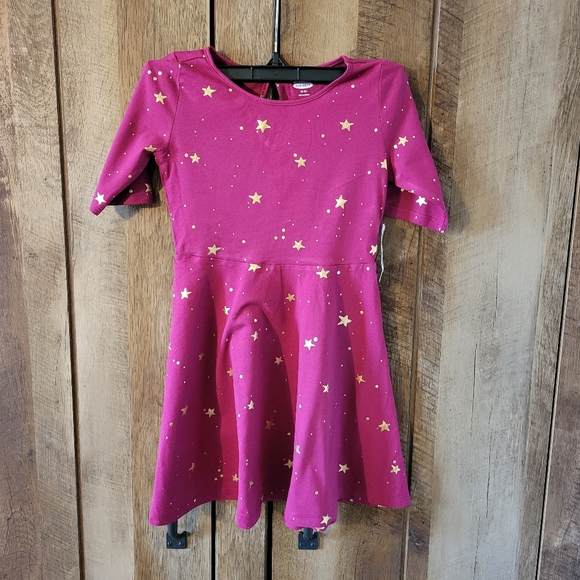 Purple/Dark Pink Dress with Gold Stars, Old Navy, size xs(5) - Picture 3 of 7